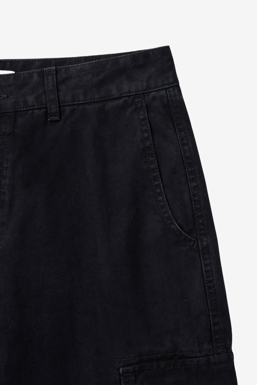Insilence - HBT Cargo Shorts (Washed Black) product image 10 | TRAB K-Fashion Australia