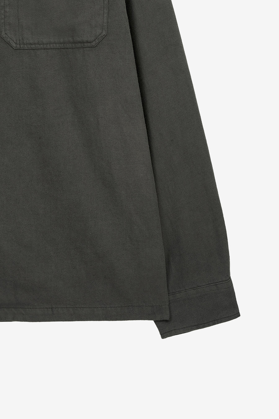 Insilence - Garment-dyed Fatigue Shirt (Olive Drab) product image 8 | TRAB K-Fashion Australia