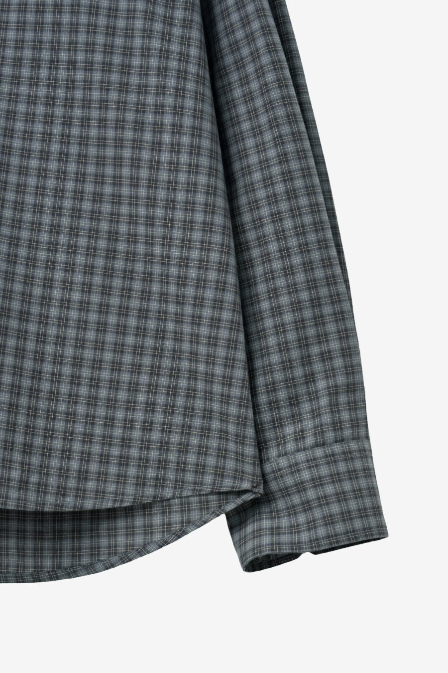 Insilence - Oversized Check Shirt (Grey) product image 10 | TRAB K-Fashion Australia