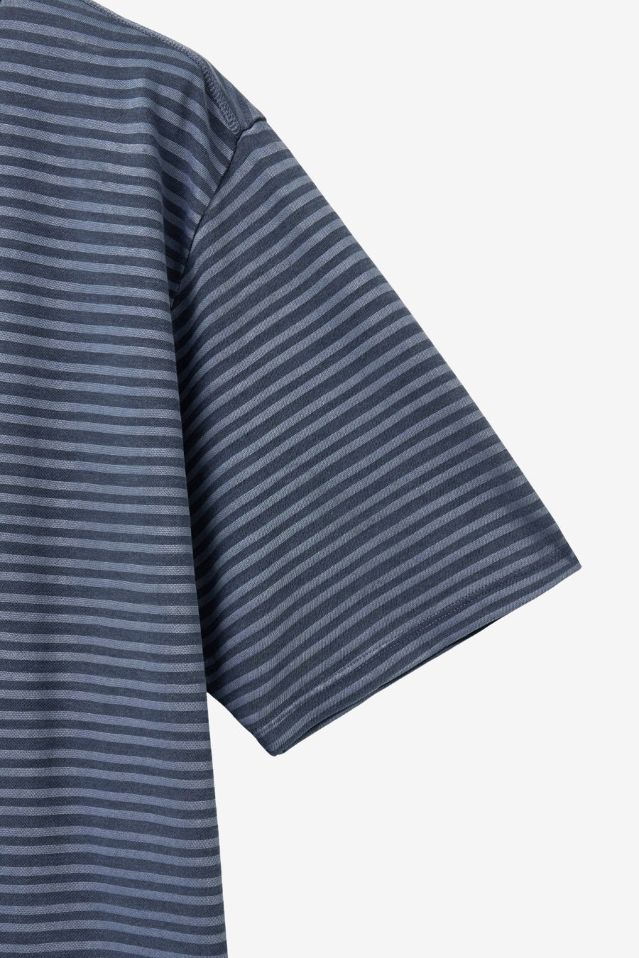 Insilence - Striped Dyed T-shirt (Ash Blue) product image 10 | TRAB K-Fashion Australia