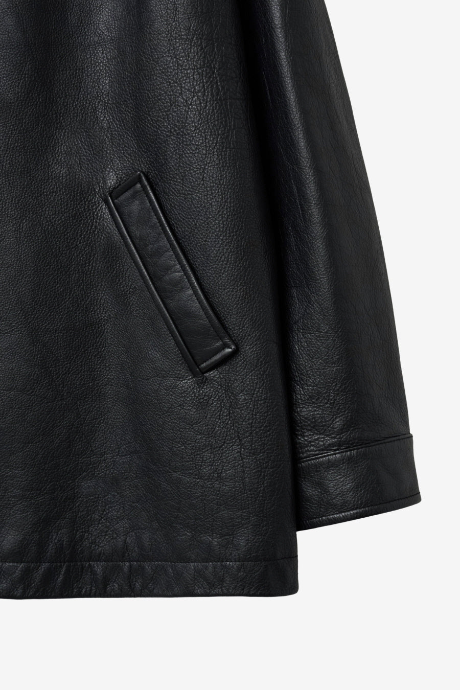 Insilence - Calf Skin CarCoat (Black) product image 10 | TRAB K-Fashion Australia