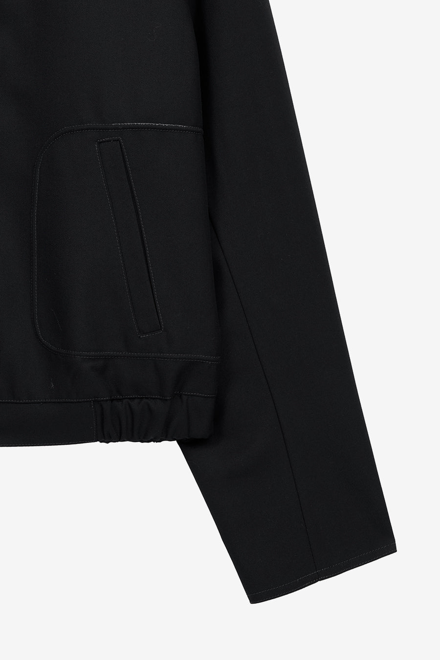 Insilence - Wool Drizzler Blouson (Black) product image 12 | TRAB K-Fashion Australia