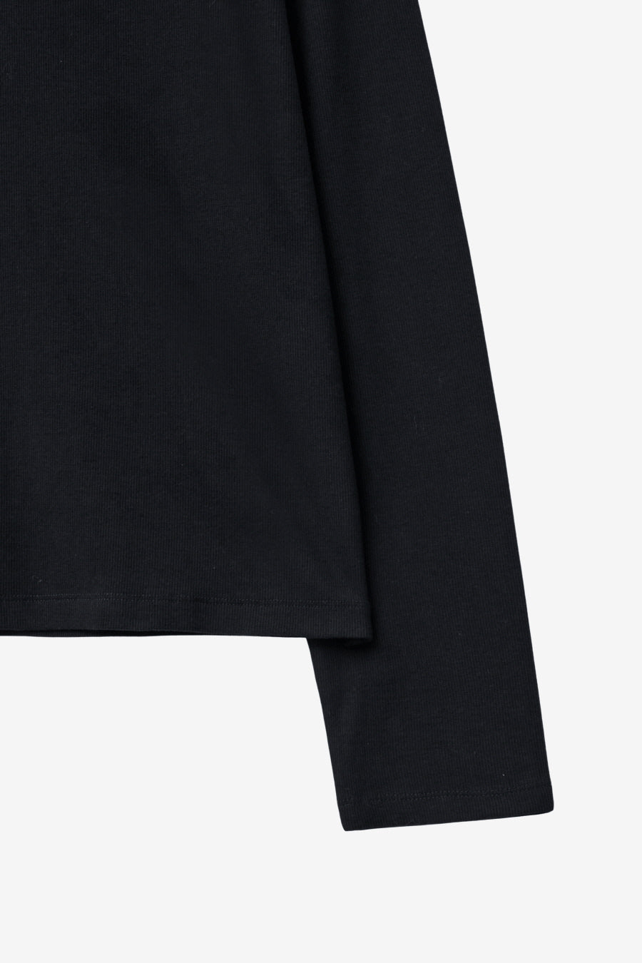 Insilence - Slim Fit Ribbed Henley Neck (Black) product image 10 | TRAB K-Fashion Australia