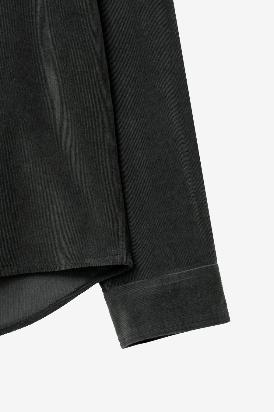 Insilence - Corduroy Two-Pocket Shirt (Charcoal) product image 10 | TRAB K-Fashion Australia