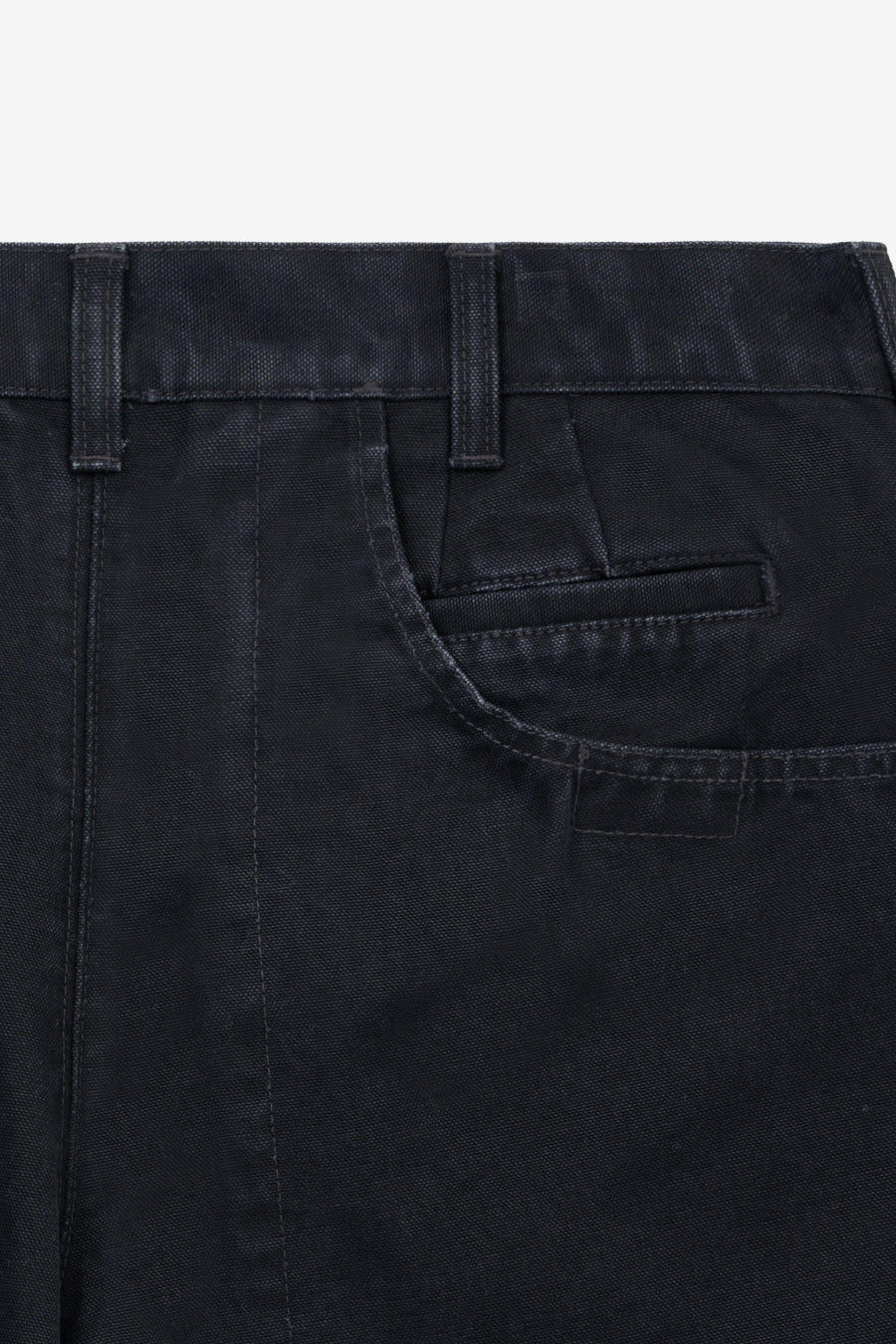 Insilence - Duck Cotton Stand-Up Shorts (Faded Black) product image 12 | TRAB K-Fashion Australia