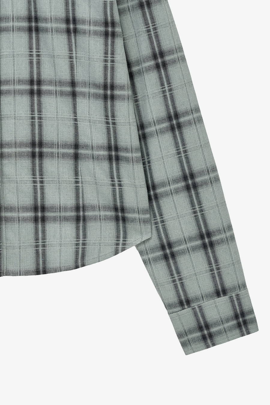 Insilence - Western Check Shirt (Blue) product image 10 | TRAB K-Fashion Australia