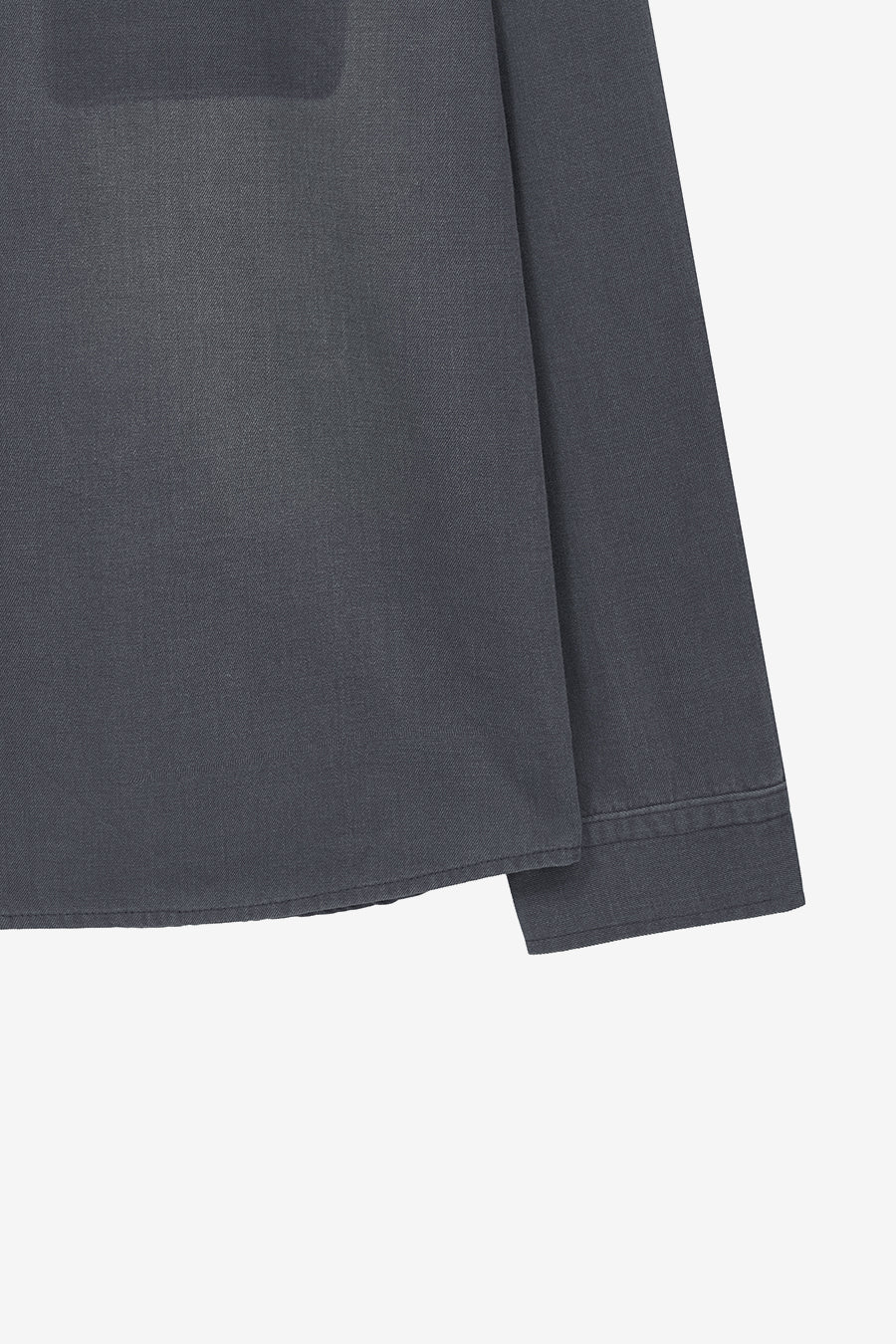 Insilence - Ghost Pocket Denim Shirt (Washed Grey) product image 8 | TRAB K-Fashion Australia