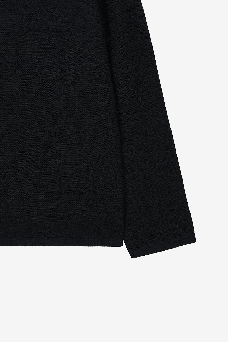 Insilence - Lightweight Cut Off Cotton Knit (Black) product image 10 | TRAB K-Fashion Australia