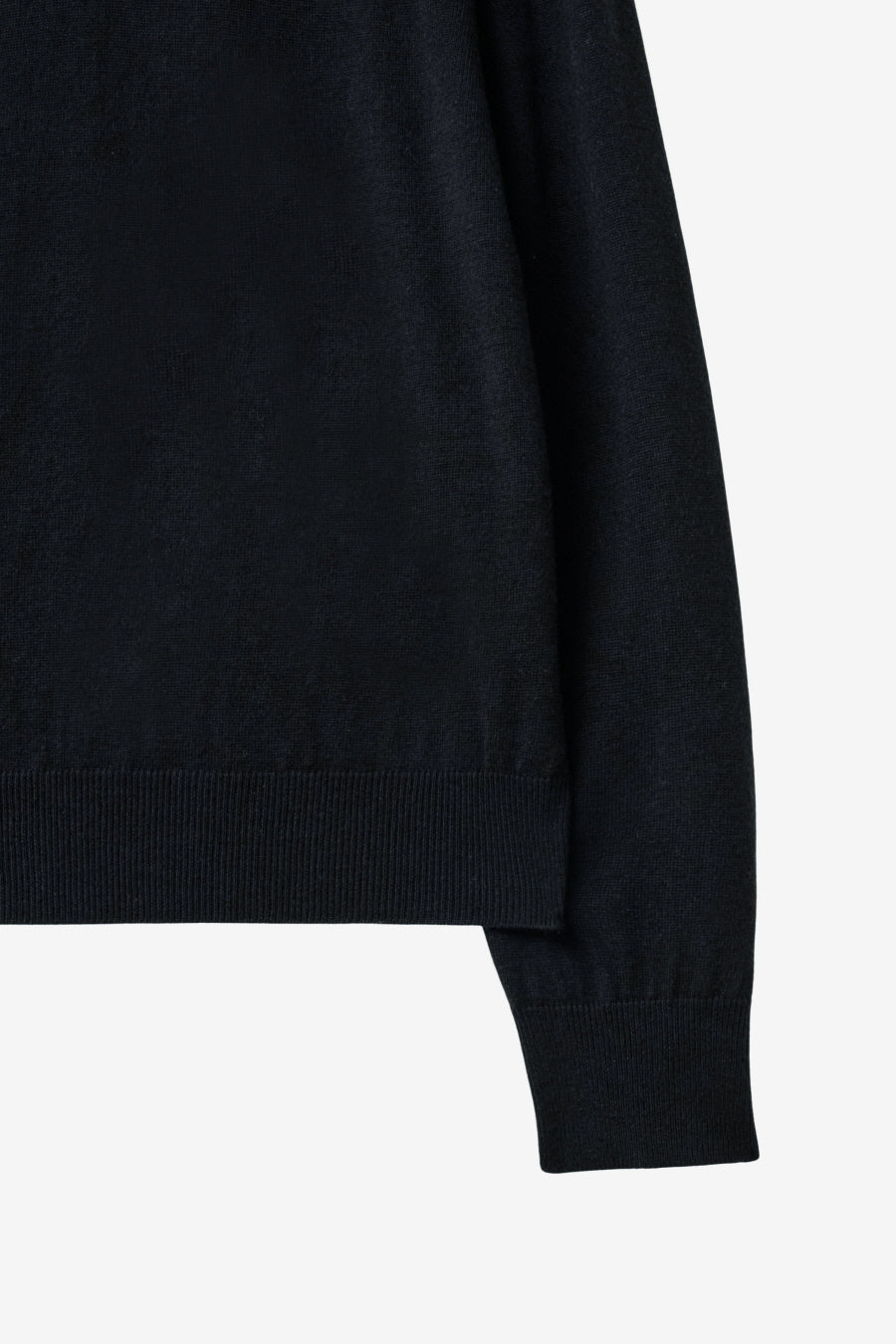Insilence - Double-layered V-neck Knit (Black) product image 10 | TRAB K-Fashion Australia