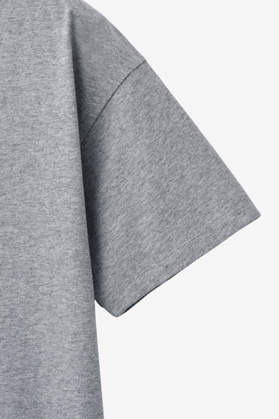 Insilence - Knotted Graphic T-shirt (Melange Grey) product image 10 | TRAB K-Fashion Australia