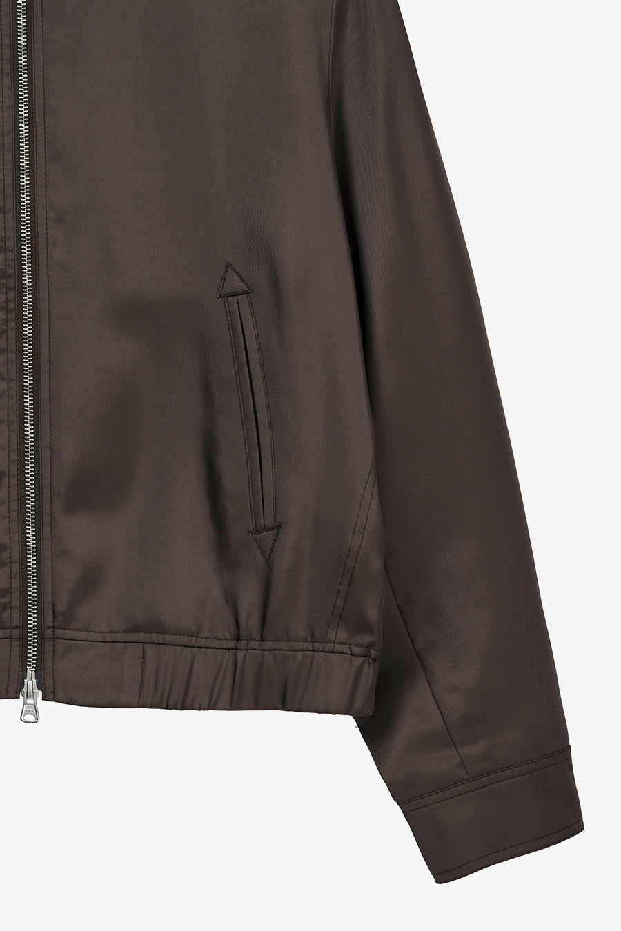 Insilence - Minimal Satin Jumper (Brown) product image 10 | TRAB K-Fashion Australia