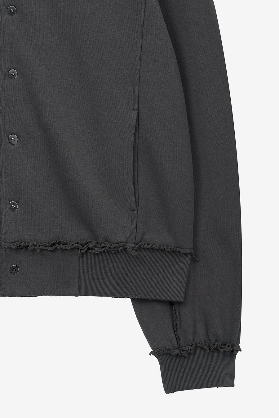 Insilence - Seam Hood Zip-Up (Charcoal) product image 10 | TRAB K-Fashion Australia