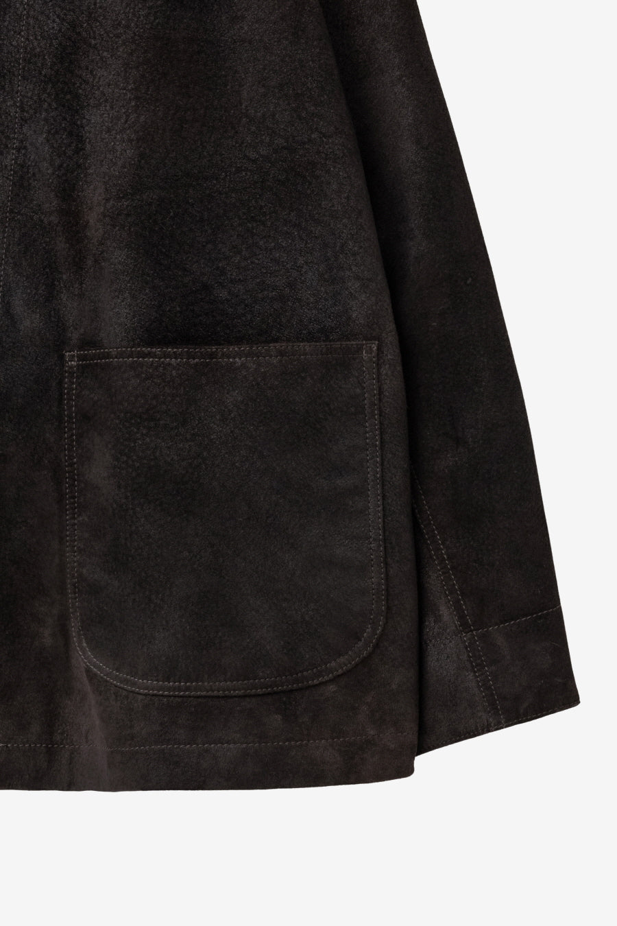 Insilence - Suede Chore Jacket (Brown) product image 12 | TRAB K-Fashion Australia