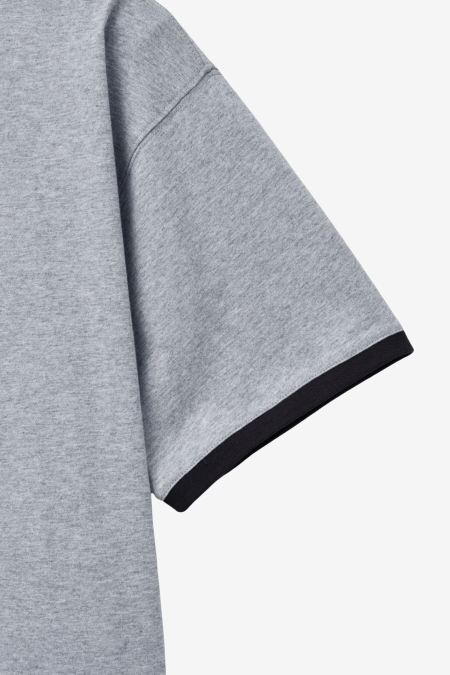 Insilence - Ringer T-shirt (Melange Grey) product image 8 | TRAB K-Fashion Australia