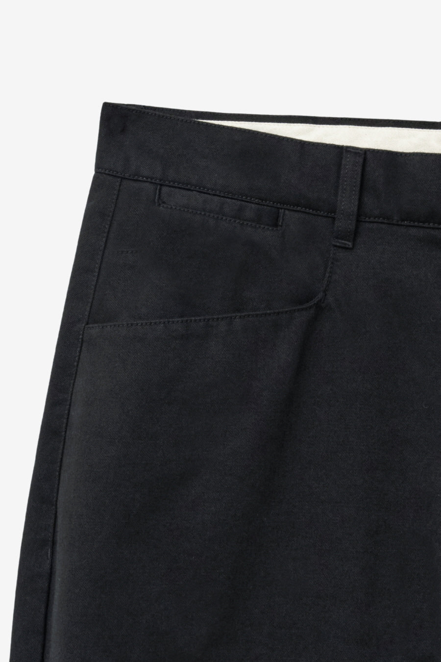 Insilence - Curved Chino Pants (Black) product image 8 | TRAB K-Fashion Australia