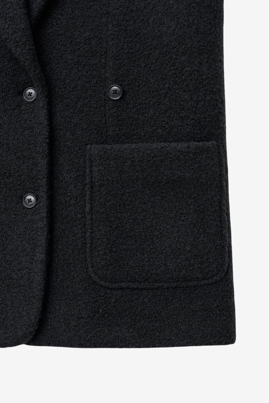 Insilence - Boucle Two-Way Jacket (Charcoal) product image 10 | TRAB K-Fashion Australia