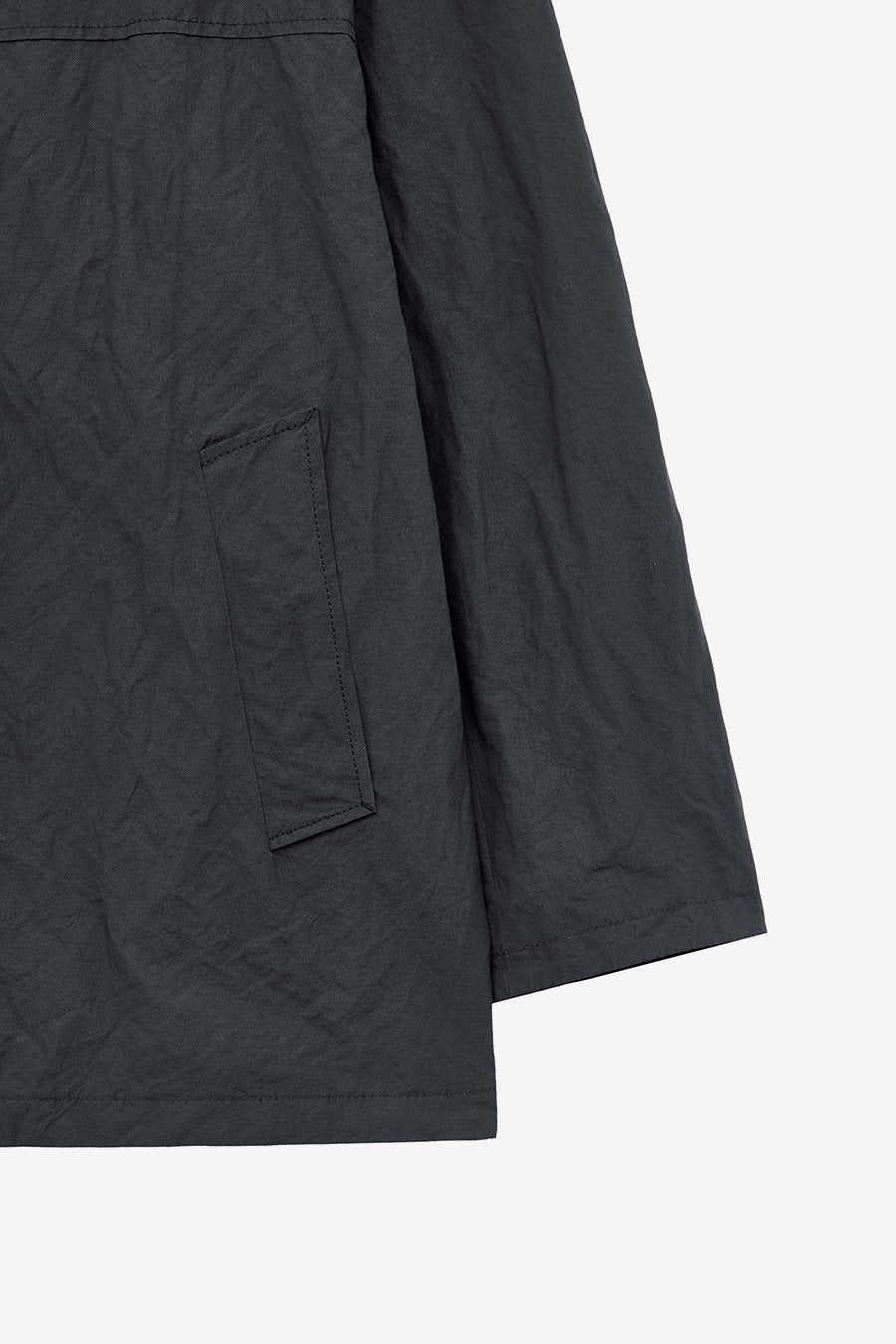 Insilence - Linkle Overfit Half Trench (Black) product image 10 | TRAB K-Fashion Australia