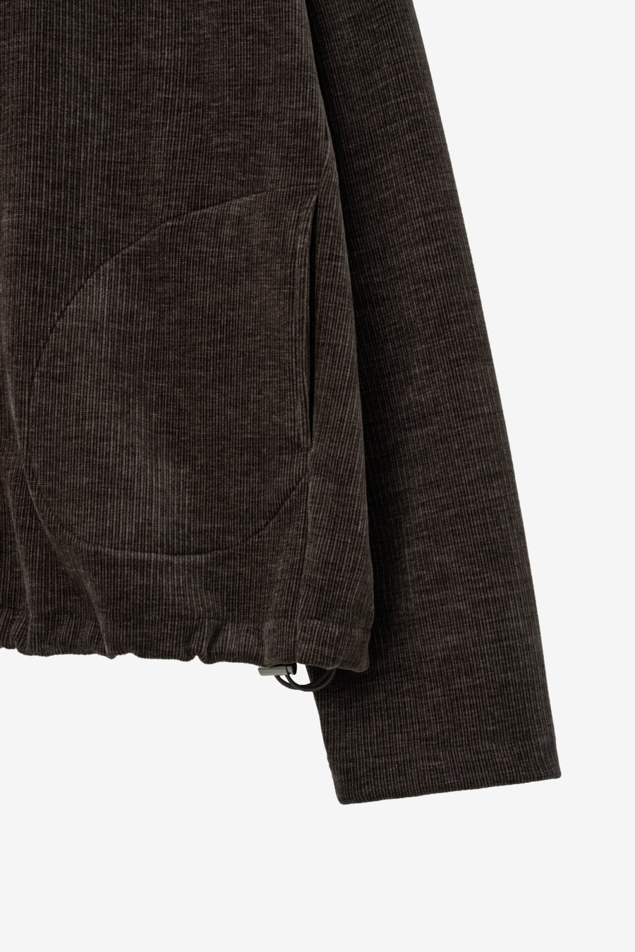 Insilence - High-neck Zip-up Jacket (Brown) product image 10 | TRAB K-Fashion Australia