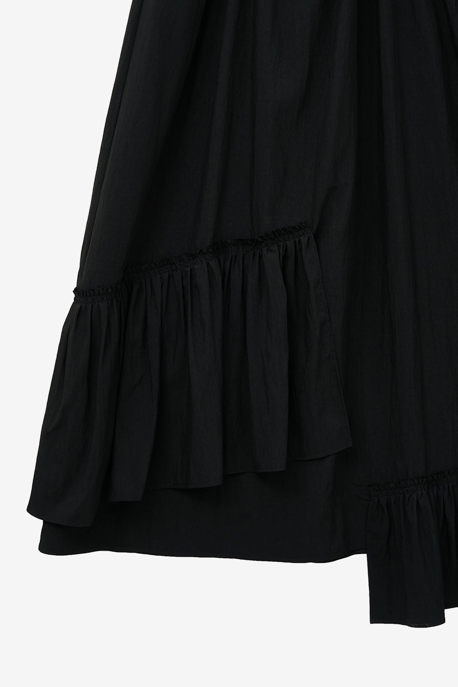 Insilence - Vintage Frill Maxi Dress (Black) product image 10 | TRAB K-Fashion Australia