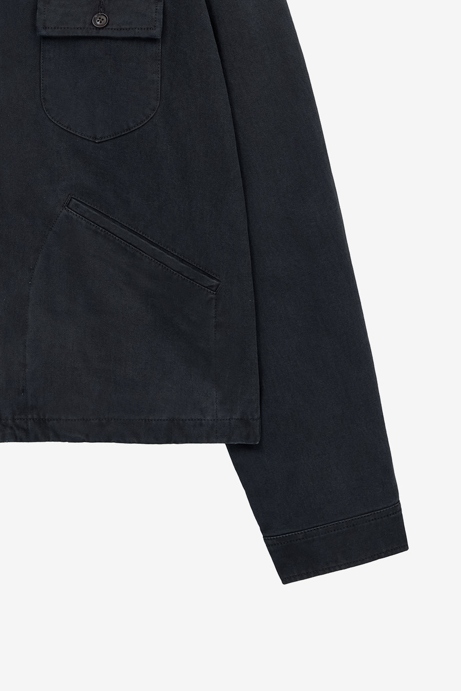 Insilence - Garment Dyed Drizzler Jacket (Faded Black) product image 10 | TRAB K-Fashion Australia
