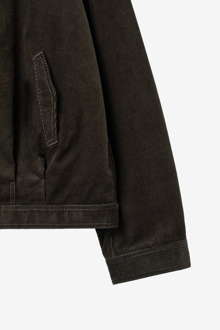 Insilence - Corduroy Trucker Jacket (Brown) product image 10 | TRAB K-Fashion Australia
