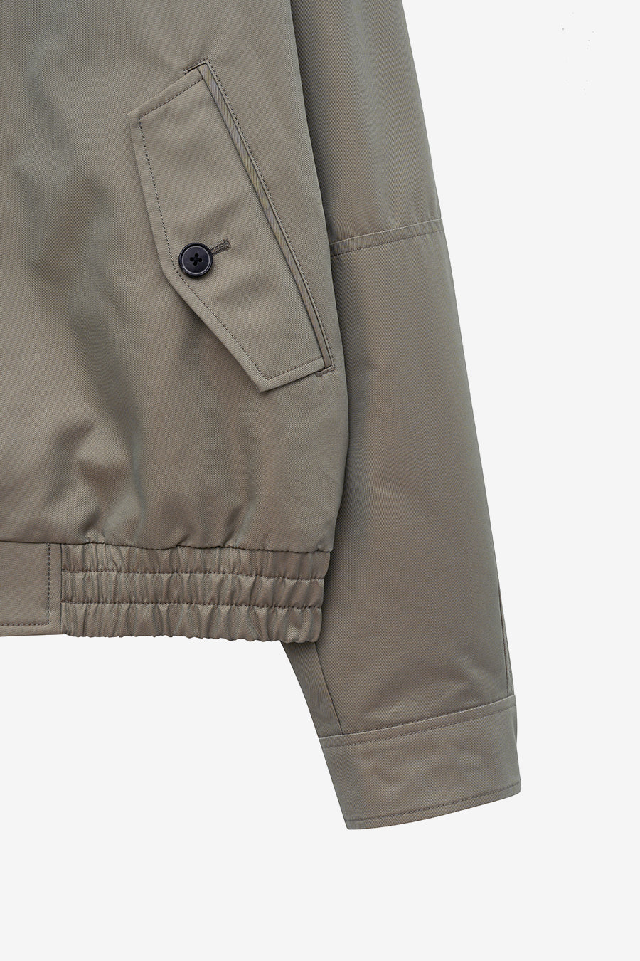 Insilence - Chambray Harrington Jacket (Mocha Brown) product image 10 | TRAB K-Fashion Australia