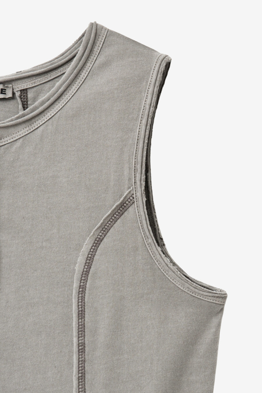 Insilence - Cotton Dyed Henley Neck Dress (Washed Beige) product image 12 | TRAB K-Fashion Australia