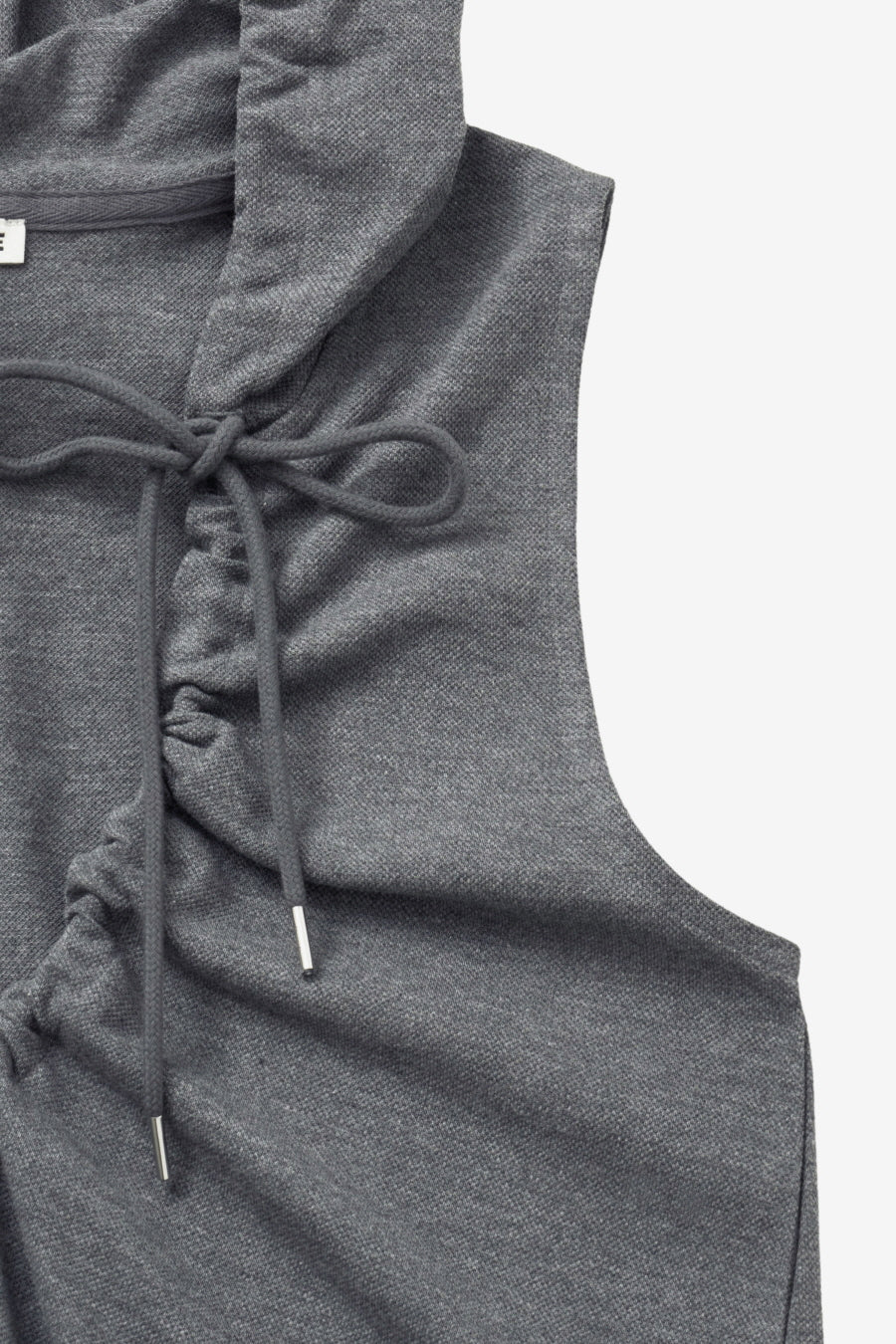 Insilence - String Hooded Top (Melange Grey) product image 10 | TRAB K-Fashion Australia