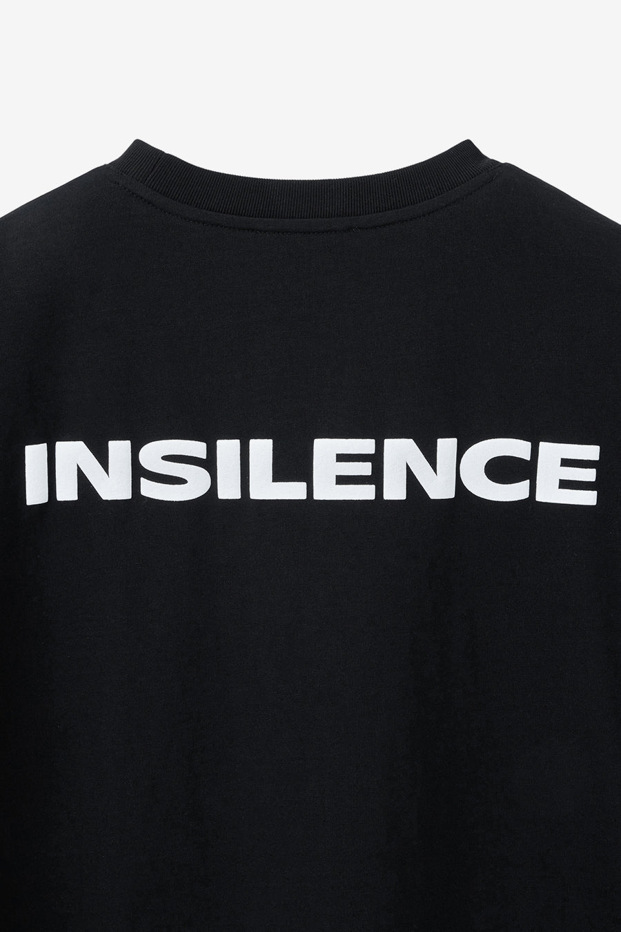 Insilence - Back Print Logo T-Shirt (Black) product image 10 | TRAB K-Fashion Australia