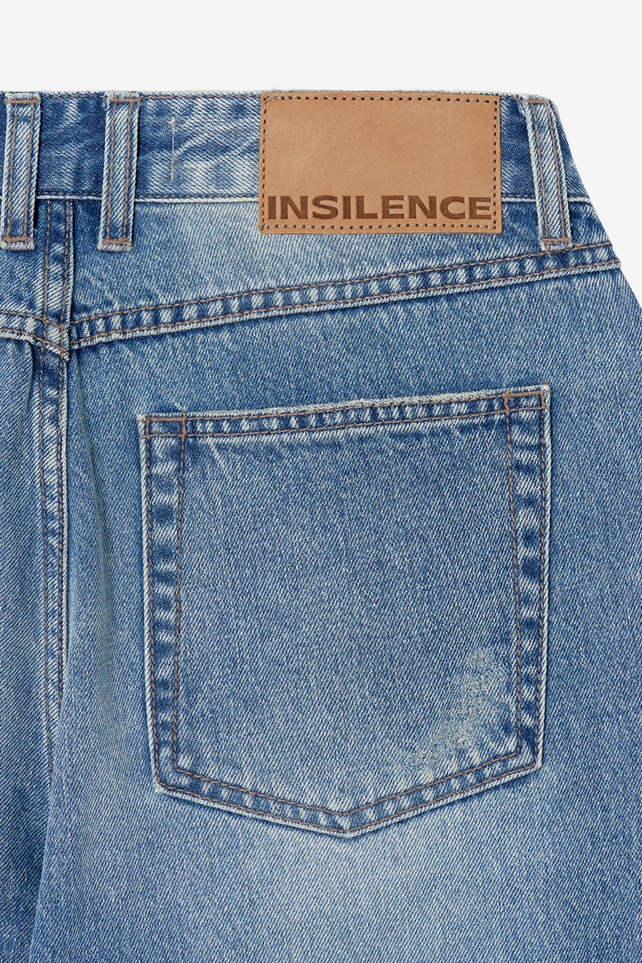 Insilence - Low Waist Wide Jeans (Blue) product image 8 | TRAB K-Fashion Australia