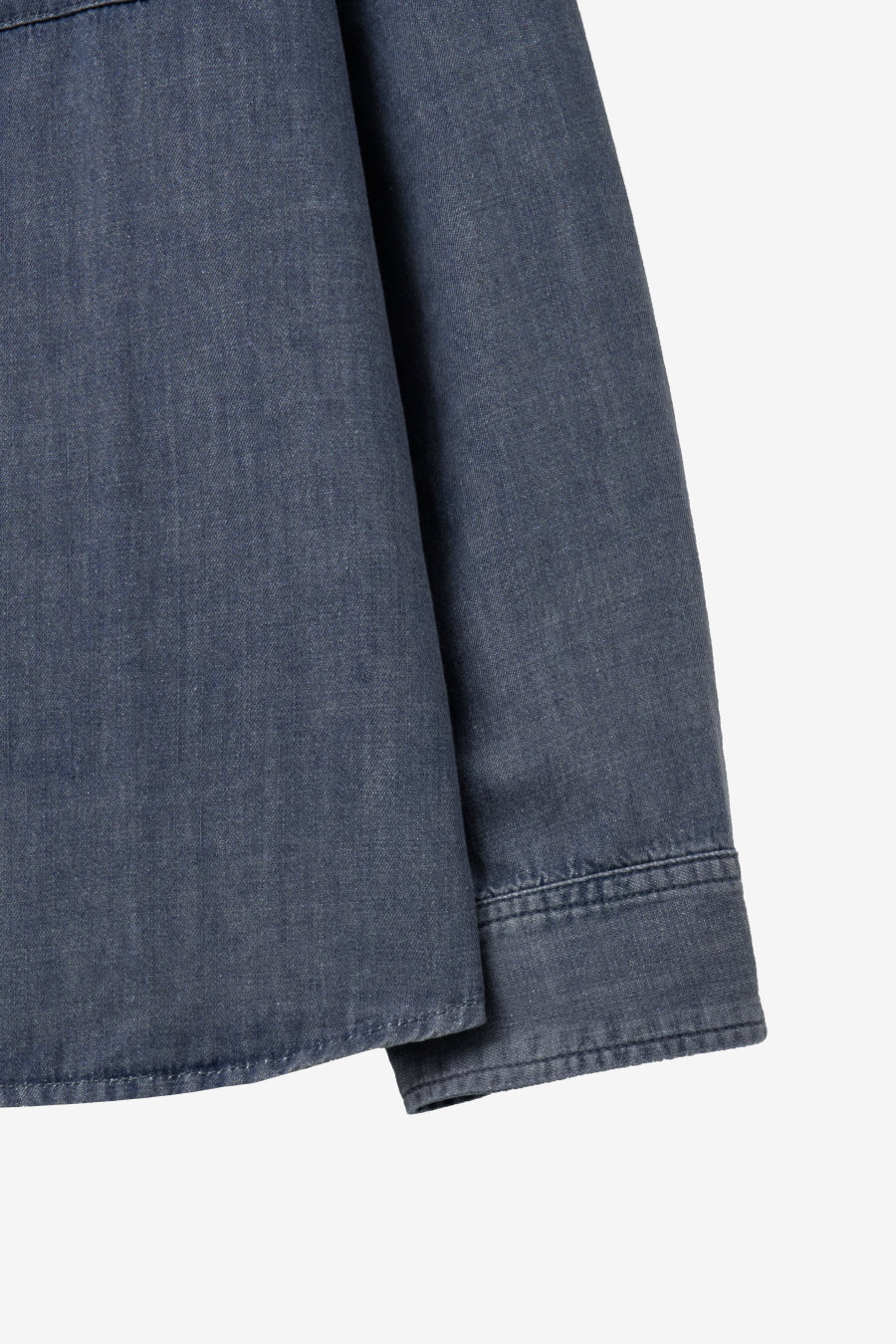 Insilence - Vintage Washed Denim Shirt (Vintage Indigo) product image 10 | TRAB K-Fashion Australia