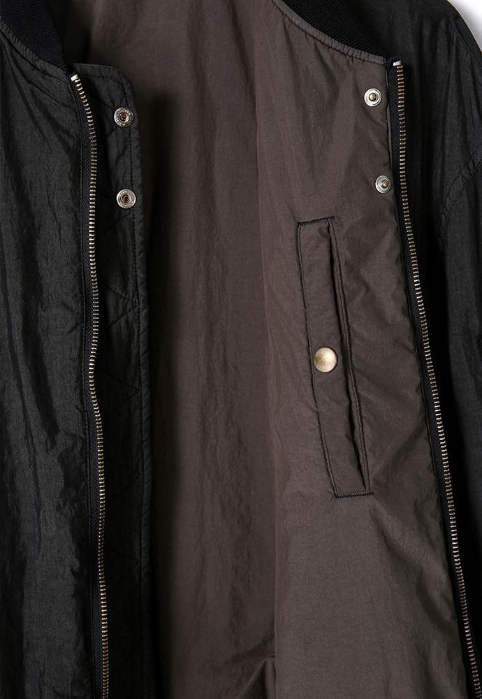 Art if acts - Garment-Dyed Rayon Ma-1 (Dusty Black) product image 10 | TRAB K-Fashion Australia
