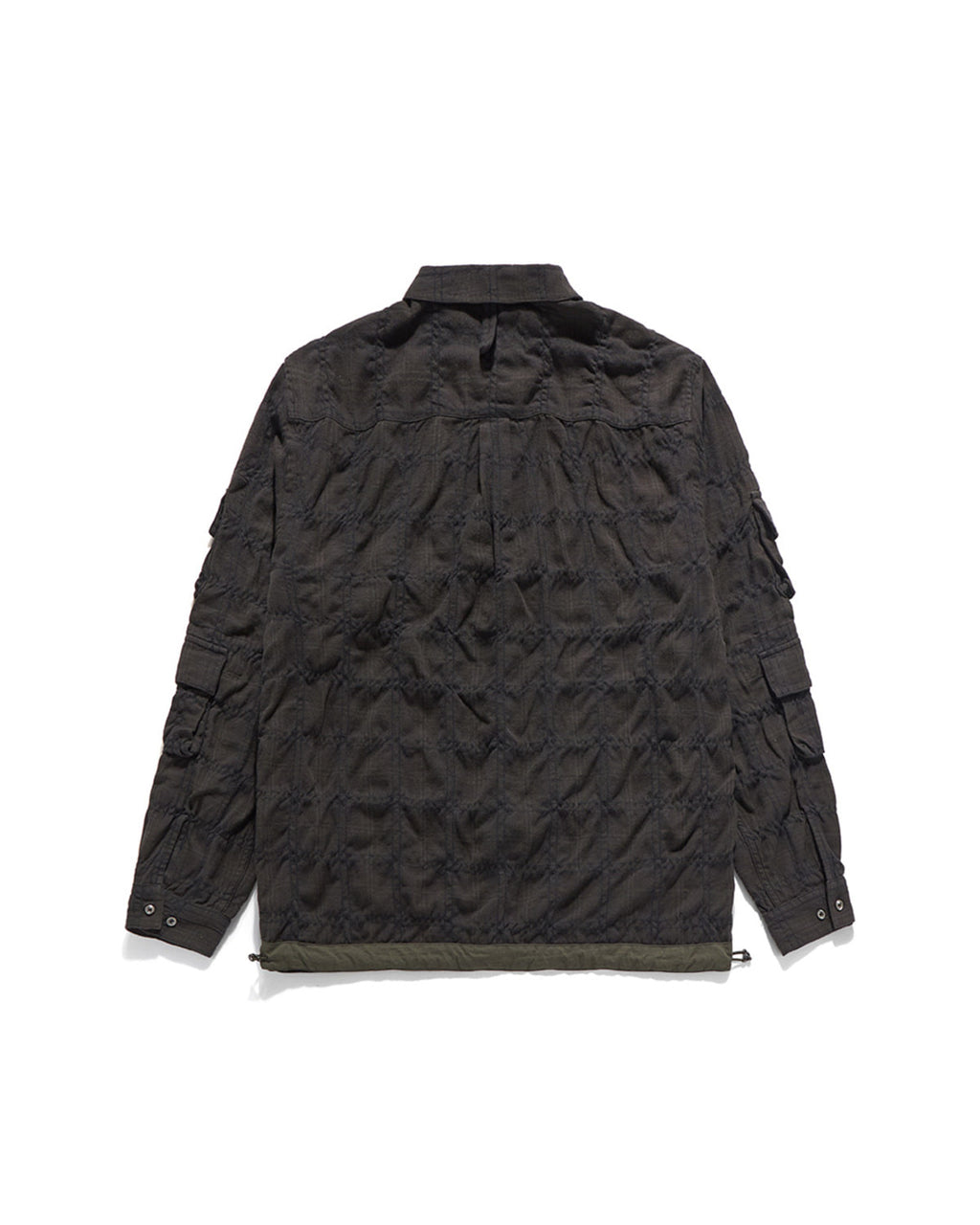 Eastlogue - Magazine Pouch Shirts (Charcoal Olive Check) product image 6 | TRAB K-Fashion Australia