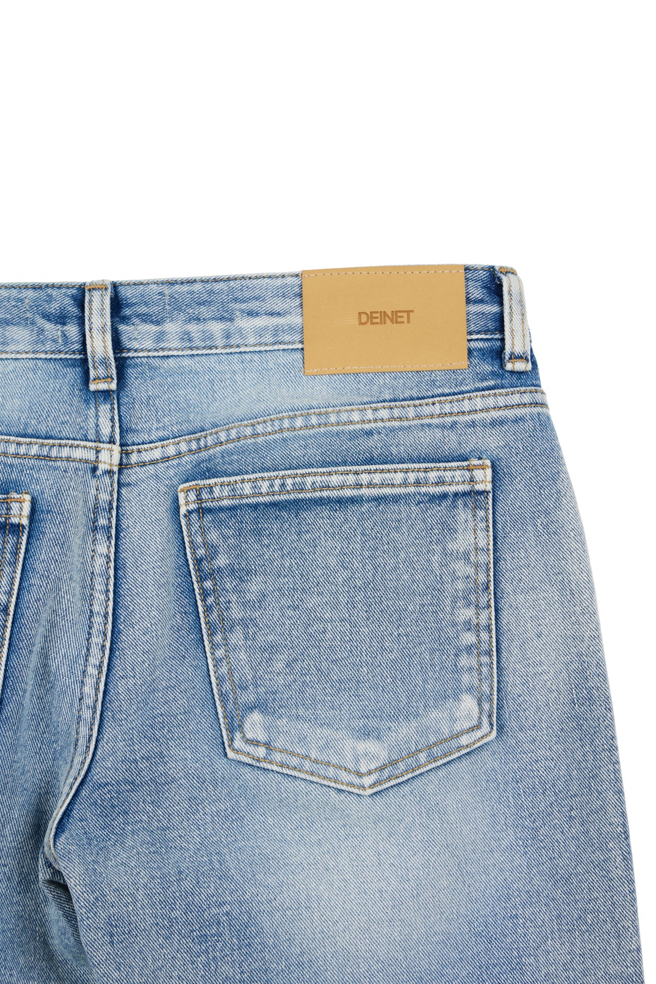 Deinet - Ripped Damage Boots Cut Denim (Blue) product image 14 | TRAB K-Fashion Australia