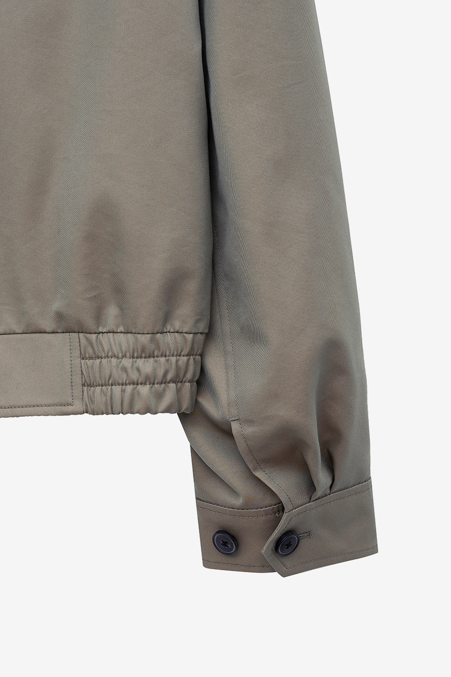 Insilence - Chambray Harrington Jacket (Mocha Brown) product image 11 | TRAB K-Fashion Australia