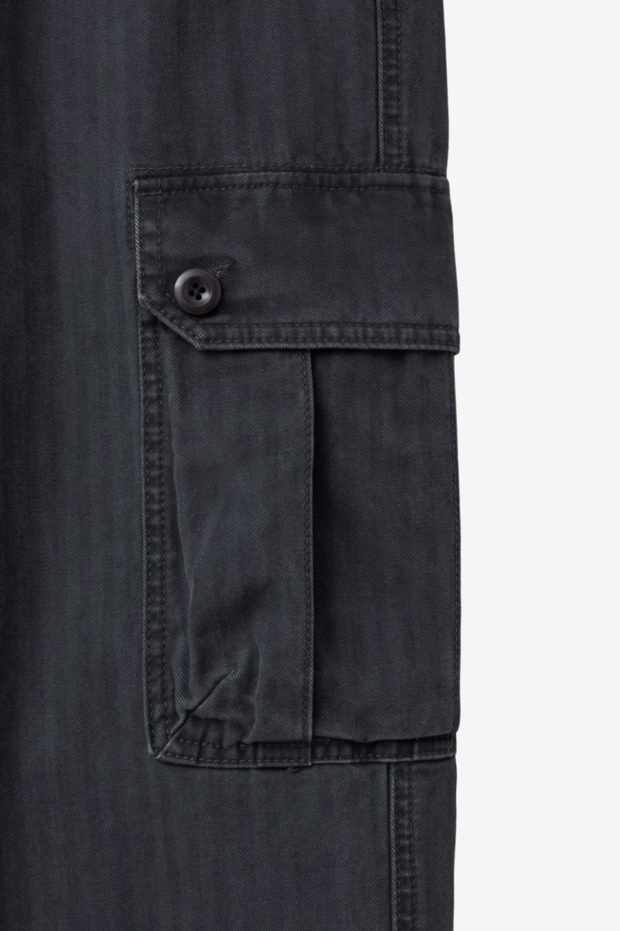 Insilence - HBT Cargo Pants (Washed Charcoal) product image 9 | TRAB K-Fashion Australia
