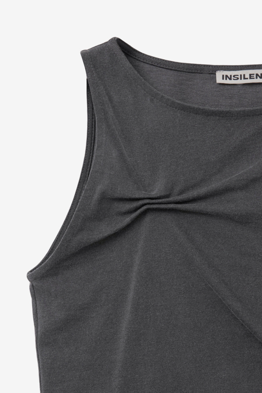 Insilence - Pintuck Drape Sleeveless (Charcoal) product image 11 | TRAB K-Fashion Australia