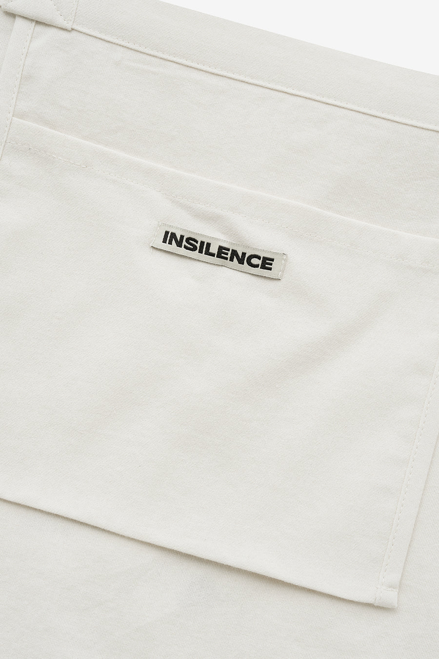 Insilence - Sketch Applique Cotton Bag (Ecru) product image 9 | TRAB K-Fashion Australia