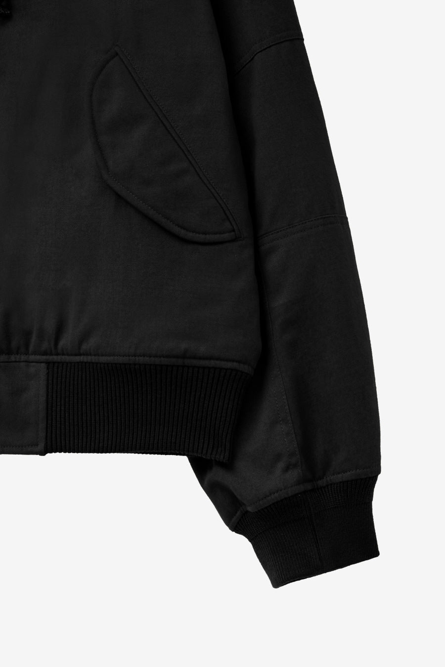 Insilence - Flight Hooded Bomber (Black) product image 11 | TRAB K-Fashion Australia