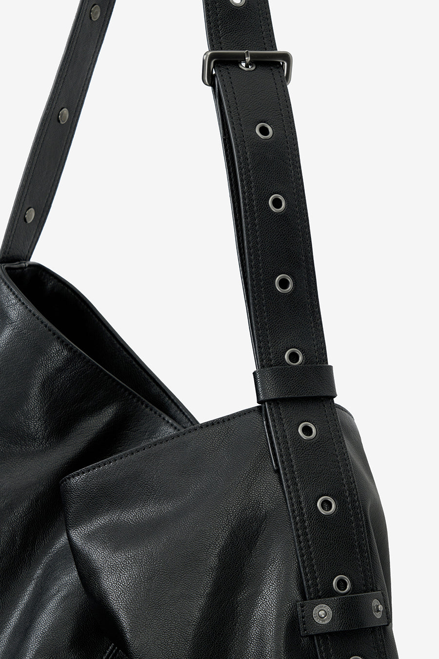 Insilence - Stud Strap Bag (Black) product image 9 | TRAB K-Fashion Australia