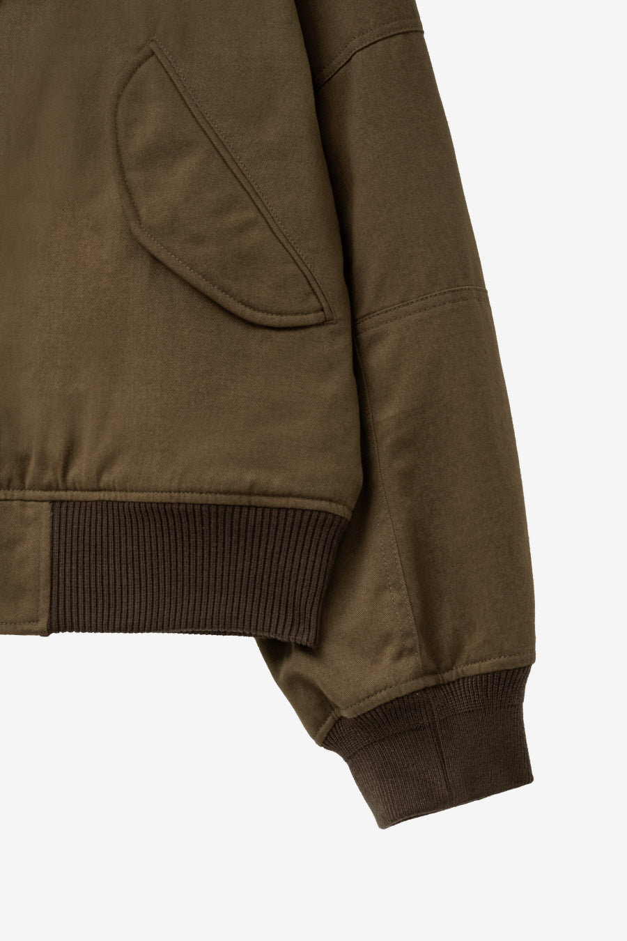 Insilence - Flight Hooded Bomber (Brown) product image 11 | TRAB K-Fashion Australia