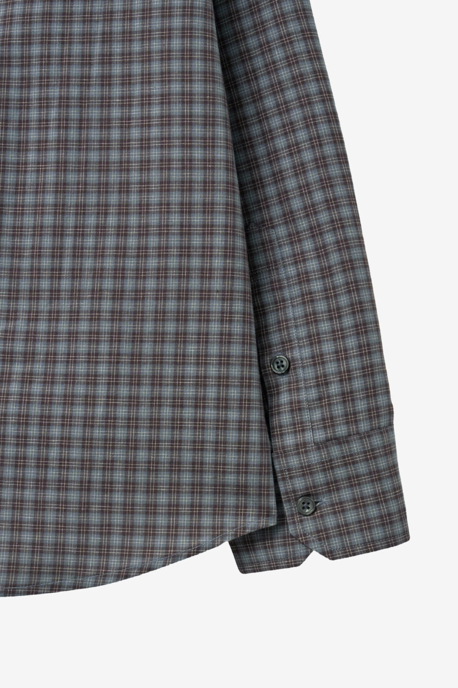 Insilence - Oversized Check Shirt (Mint Brown) product image 11 | TRAB K-Fashion Australia