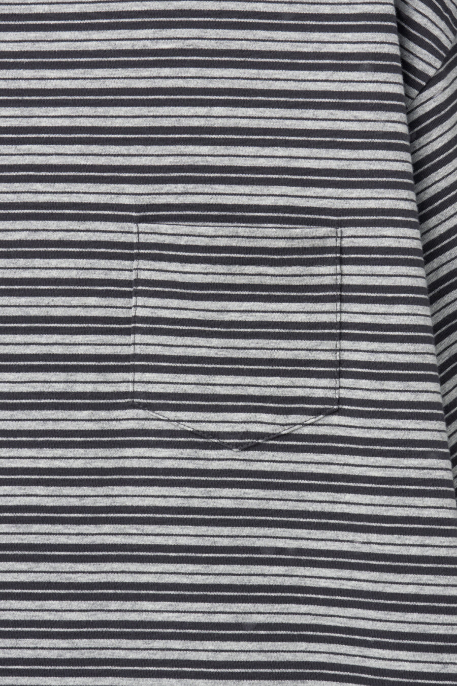 Insilence - Striped Pocket T-shirt (Melange Grey) product image 11 | TRAB K-Fashion Australia