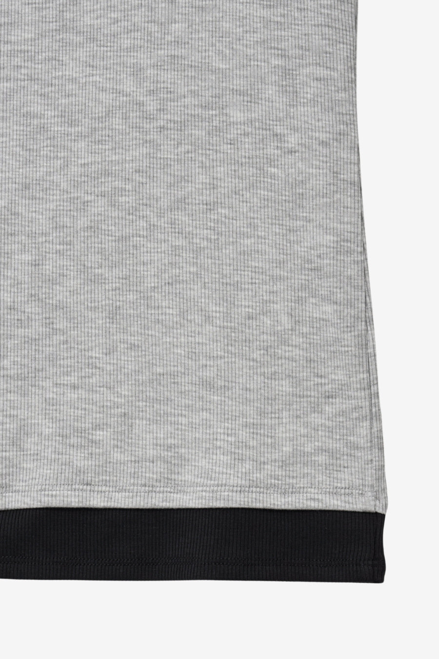 Insilence - Layered Henley Neck Sleeveless (Melange Grey) product image 11 | TRAB K-Fashion Australia