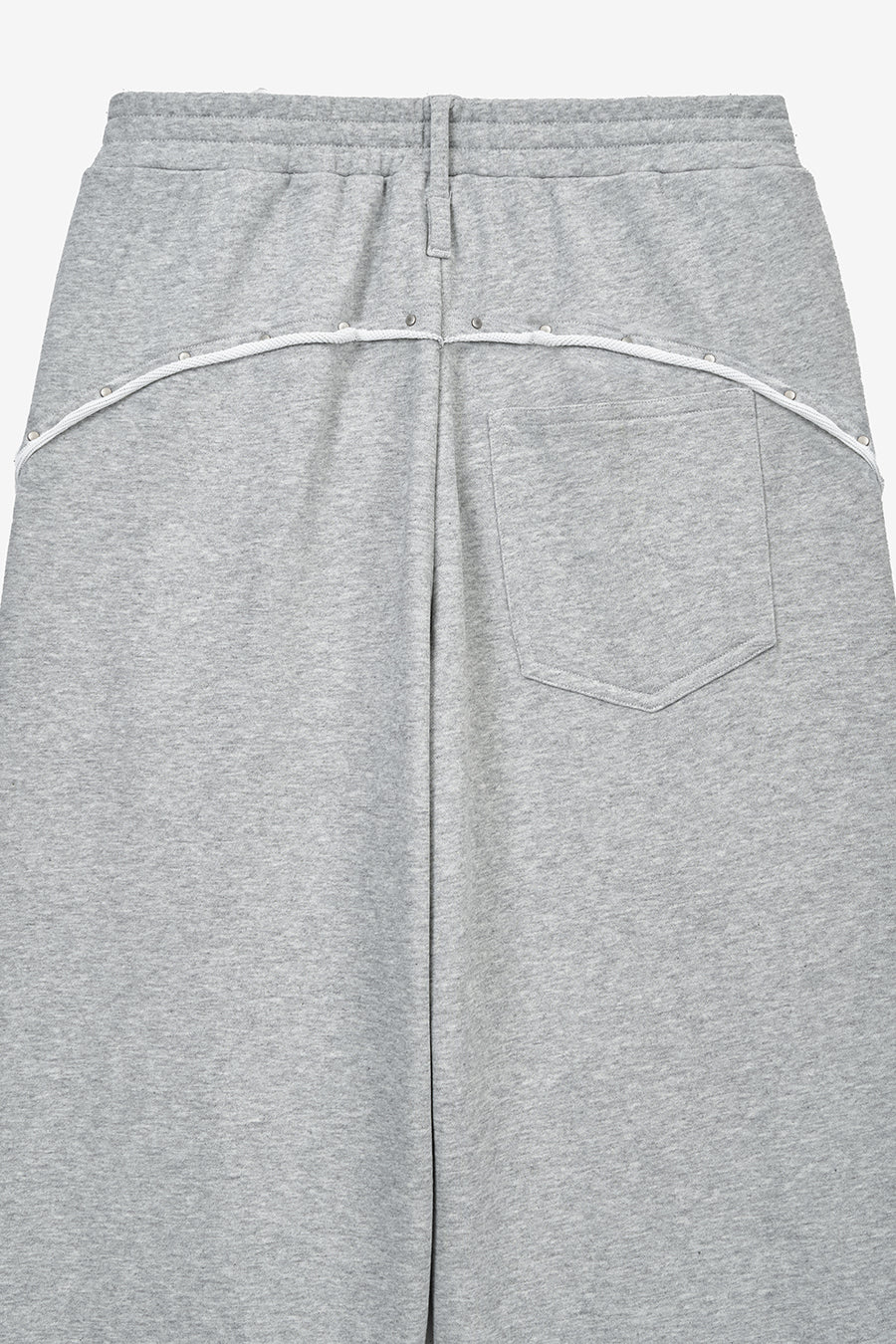 Insilence - Stud Sweat Pants (Melange Grey) product image 11 | TRAB K-Fashion Australia