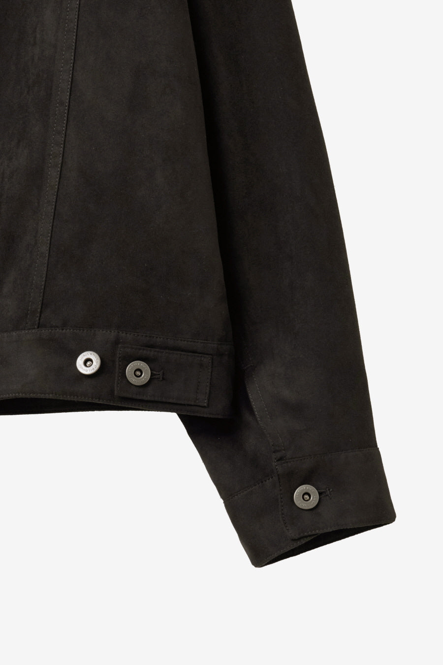 Insilence - Faux Suede Trucker Jacket (Brown) product image 11 | TRAB K-Fashion Australia