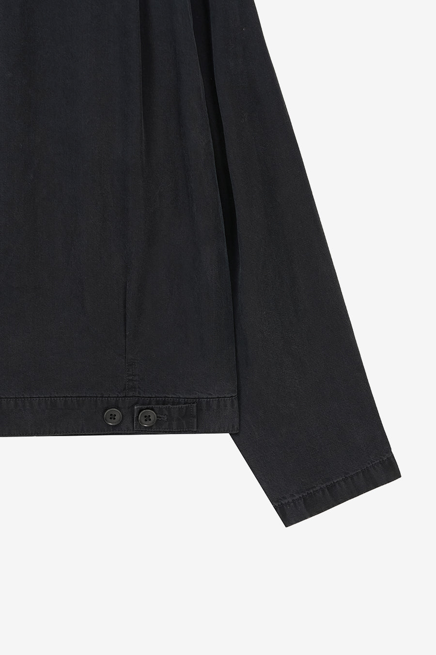 Insilence - Washed Tencel Zip-Up Jacket (Washed Black) product image 11 | TRAB K-Fashion Australia