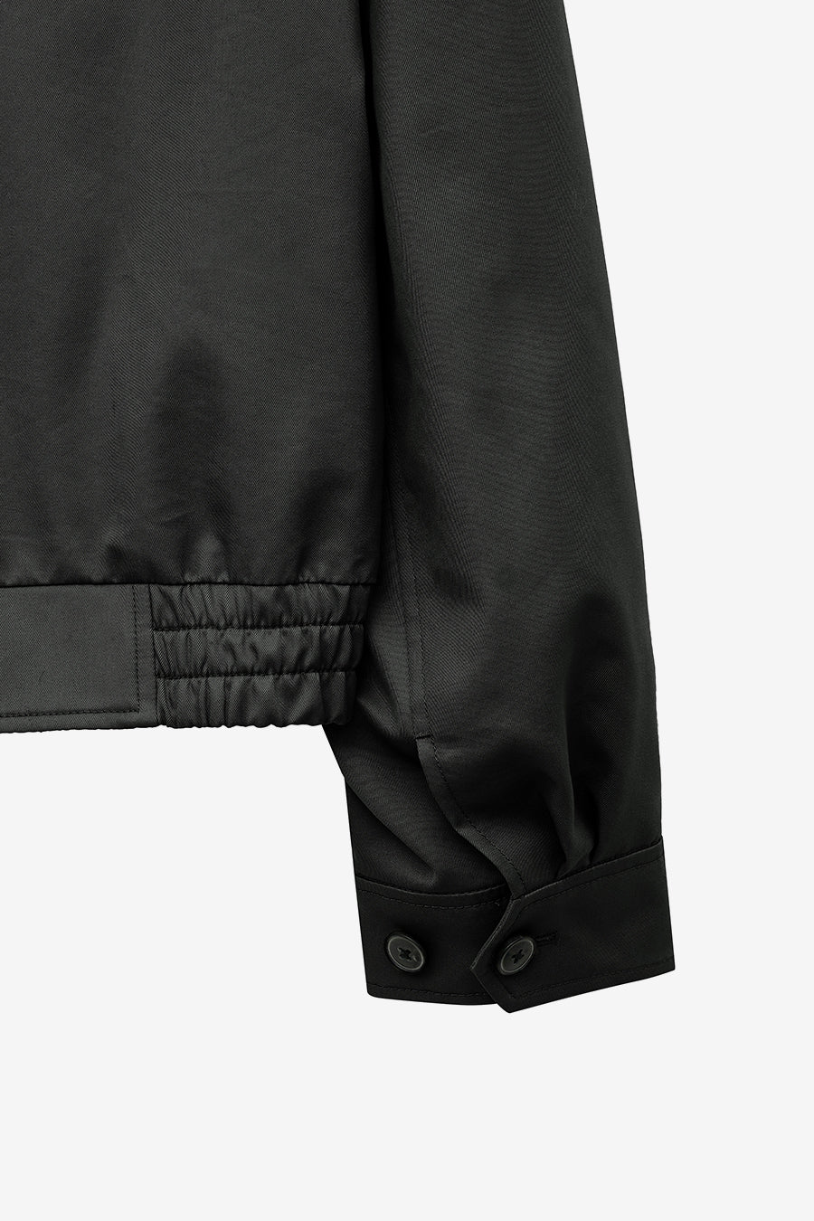 Insilence - Chambray Harrington Jacket (Black Chambray) product image 11 | TRAB K-Fashion Australia