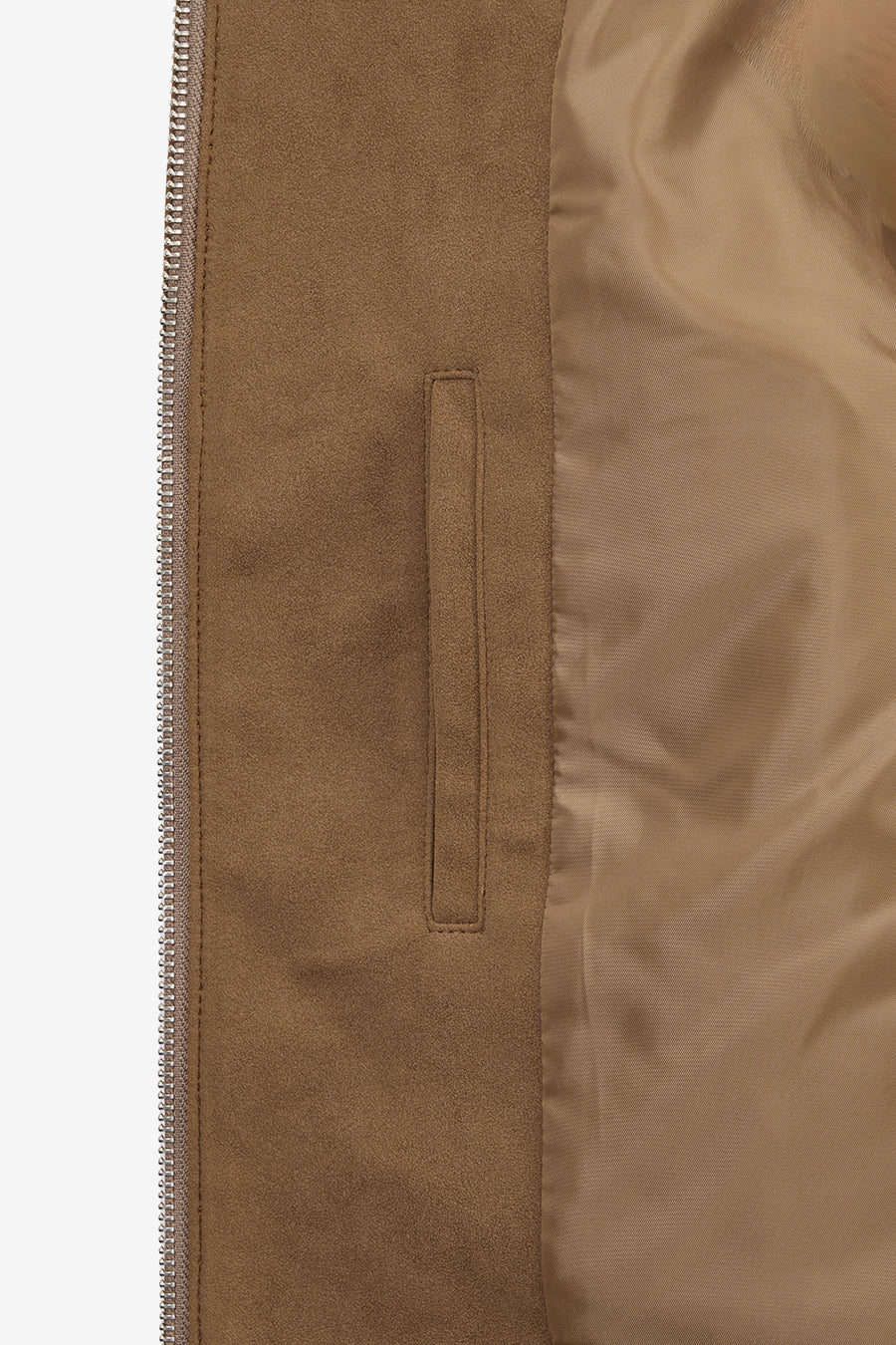 Insilence - Vintage Faux Suede Jacket (Camel) product image 9 | TRAB K-Fashion Australia