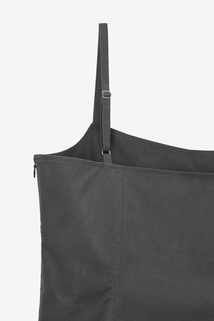 Insilence - Stud Ruffle Bustier (Charcoal) product image 11 | TRAB K-Fashion Australia